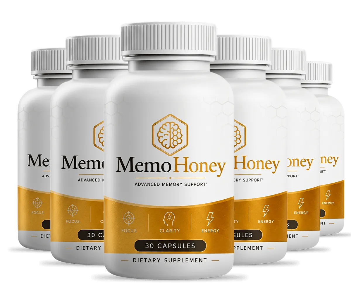 The MemoHoney six bottle package